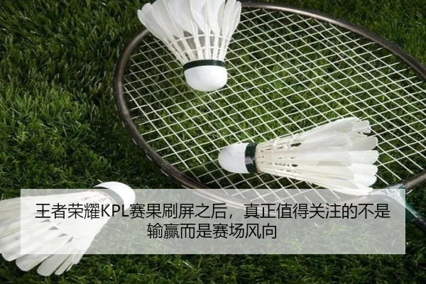 王者荣耀KPL赛果刷屏之后，真正值得关注的不是输赢而是赛场风向